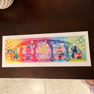 Disneyland Magic Key Exclusive Inside Out 2 Poster